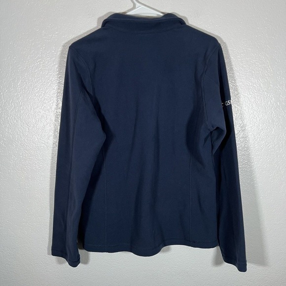 NWOT Patagonia Womens Micro D 1/4‎ Zip Fleece Pullover Navy Size Medium *Logo* - Picture 4 of 8